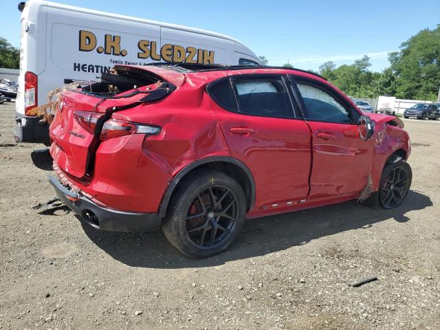 ZASPAKBN3K7C67196 - 2019 ALFA ROMEO STELVIO TI RED photo 3