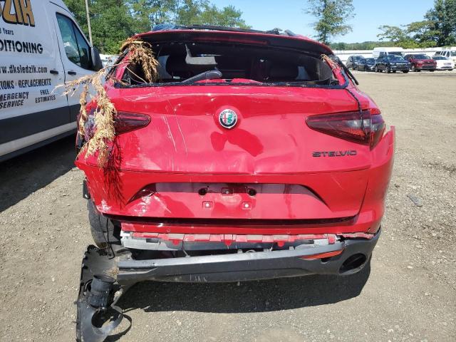 ZASPAKBN3K7C67196 - 2019 ALFA ROMEO STELVIO TI RED photo 6