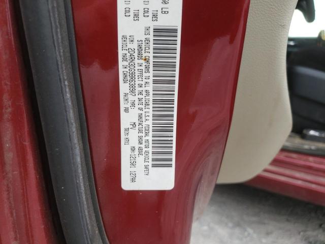 2D4RN3DG9BR638907 - 2011 DODGE GRAND CARA MAINSTREET BURGUNDY photo 14