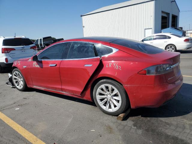 5YJSA1E13GF148930 - 2016 TESLA MODEL S Qırmızı foto 2