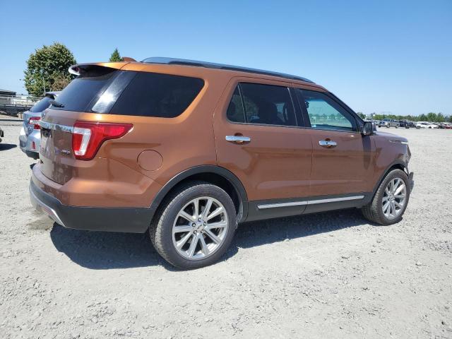1FM5K8F82HGC68784 - 2017 FORD EXPLORER LIMITED 橙色 照片 3