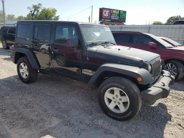 1C4BJWDG7EL115331 - 2014 JEEP WRANGLER U SPORT BLACK photo 4