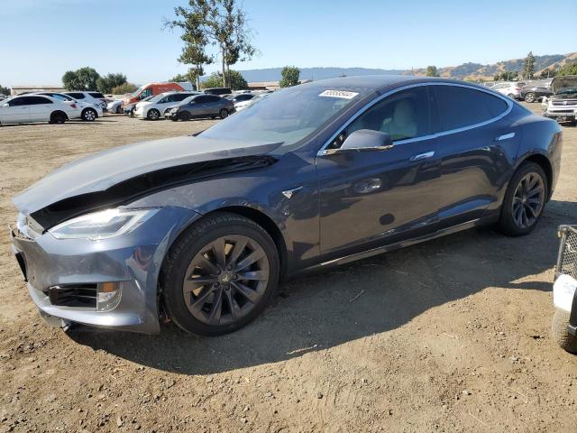 5YJSA1E24LF363493 - 2020 TESLA MODEL S BLUE photo 1