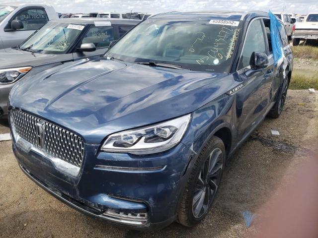 5LM5J7XC5LGL16512 - 2020 LINCOLN AVIATOR RESERVE BLUE photo 2