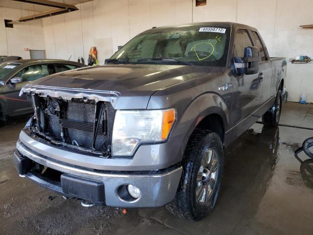 1FTPX14V59KB59314 - 2009 FORD F150 SUPER CAB GRAY photo 2