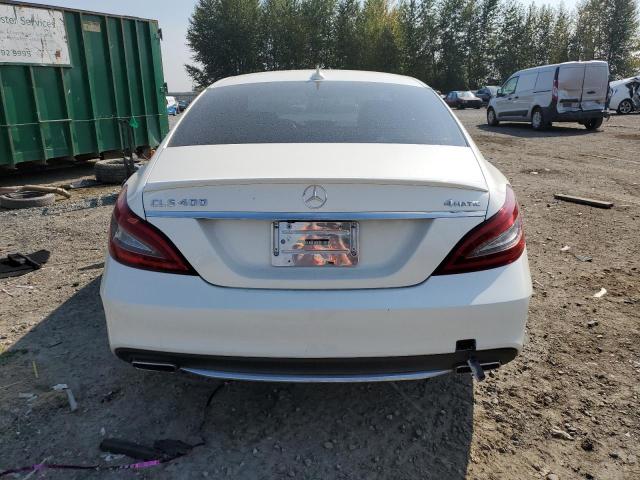 WDDLJ6HB6FA143143 - 2015 MERCEDES-BENZ CLS 400 4MATIC WHITE photo 6