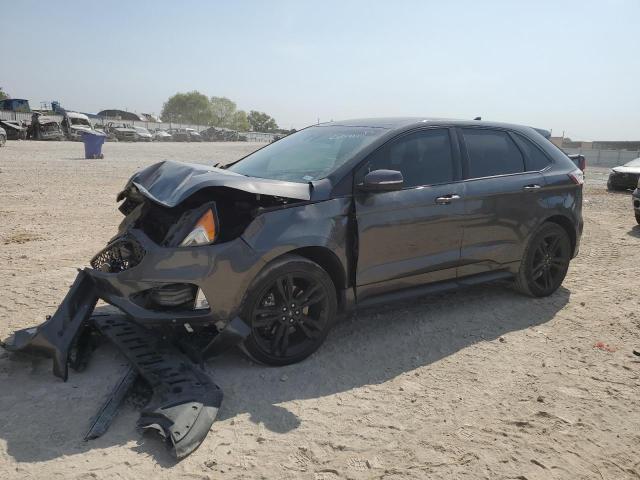 2FMPK4AP0KBC46829 - 2019 FORD EDGE ST GRAY photo 1