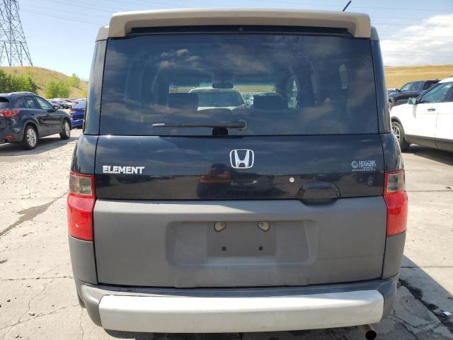 5J6YH28514L019503 - 2004 HONDA ELEMENT EX BLACK photo 6