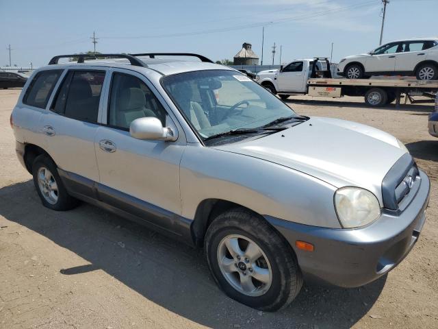 KM8SC73D15U952024 - 2005 HYUNDAI SANTA FE GLS SILVER photo 4