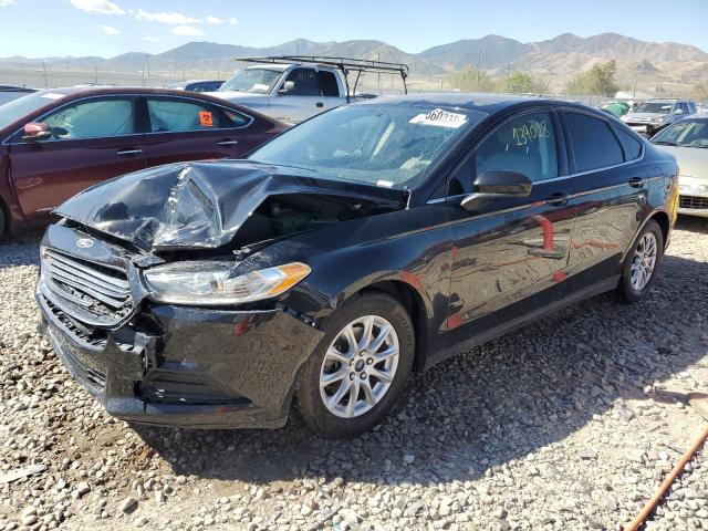 3FA6P0G76GR329682 - 2016 FORD FUSION S BLACK photo 1