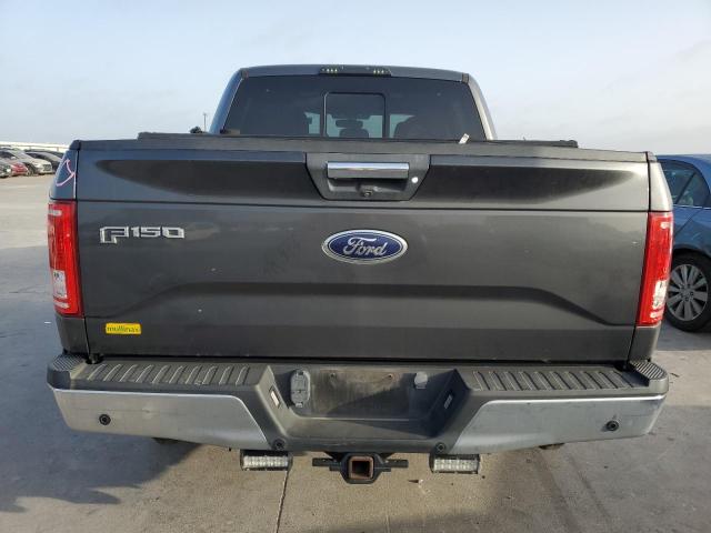 1FTEW1EP3GFB00083 - 2016 FORD F150 SUPERCREW GRAY photo 6