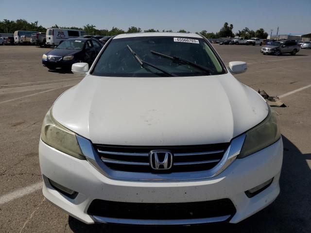 1HGCR2F87DA149048 - 2013 HONDA ACCORD EXL WHITE photo 5