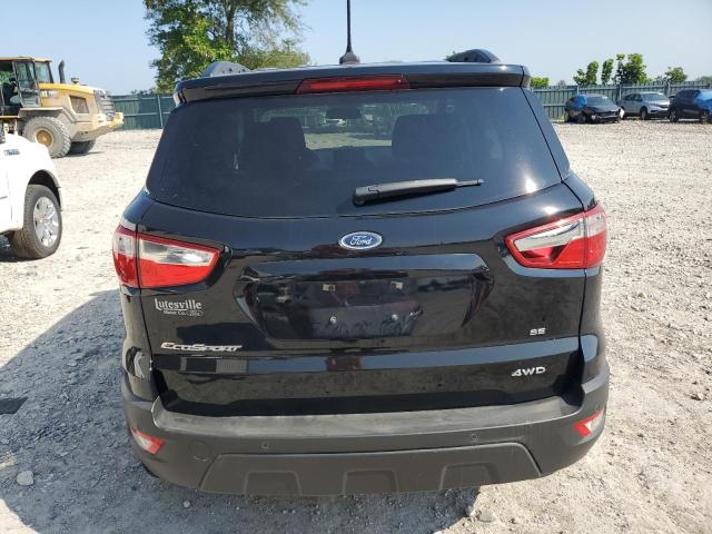 MAJ6S3GL3LC347577 - 2020 FORD ECOSPORT SE BLACK photo 6