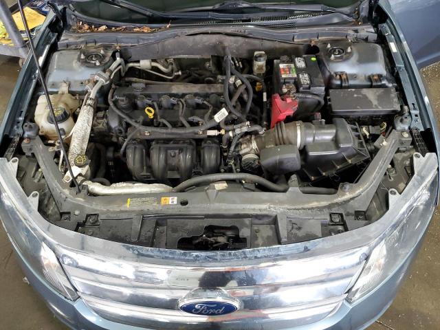 3FAHP0HA3CR202580 - 2012 FORD FUSION SE BLUE photo 11