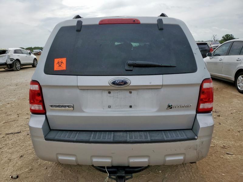 1FMCU49349KB08432 - 2009 FORD ESCAPE HYBRID SILVER photo 6