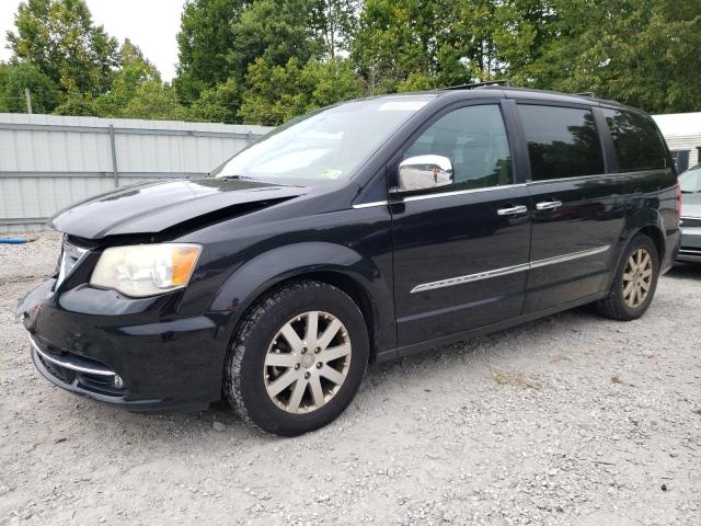 2C4RC1CG0CR327604 - 2012 CHRYSLER TOWN & COU TOURING L BLACK photo 1
