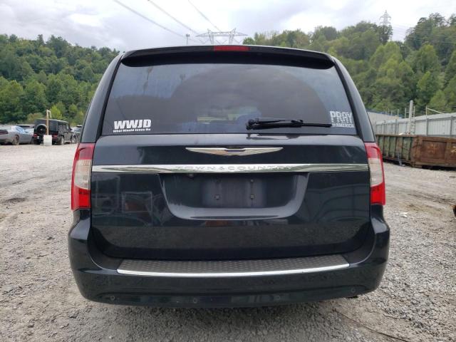 2C4RC1CG0CR327604 - 2012 CHRYSLER TOWN & COU TOURING L BLACK photo 6