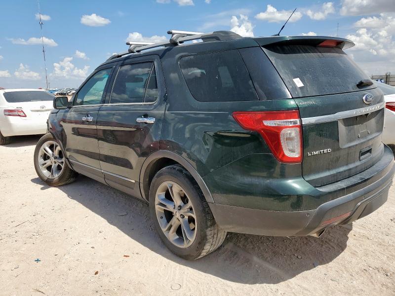 1FM5K8F82DGA75223 - 2013 FORD EXPLORER LIMITED GREEN photo 2