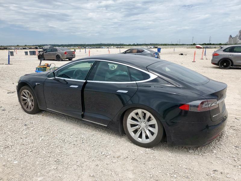 5YJSA1E10HF218689 - 2017 TESLA MODEL S შავი ფოტო 2