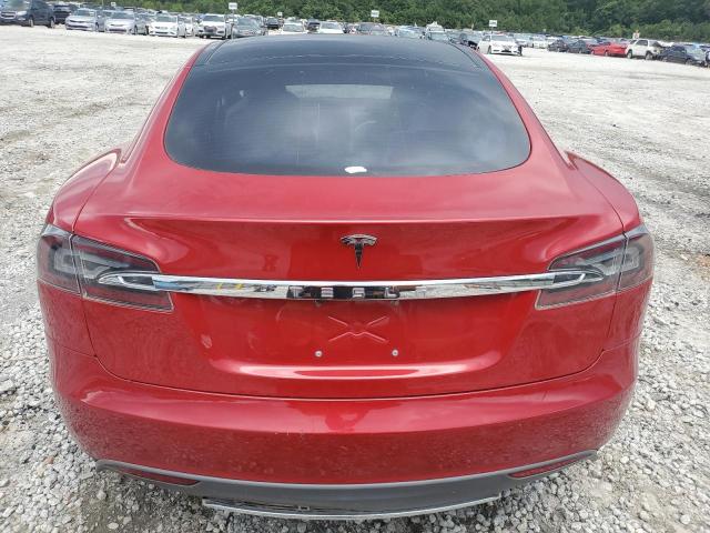 5YJSA1E23FF118110 - 2015 TESLA MODEL S RED photo 6
