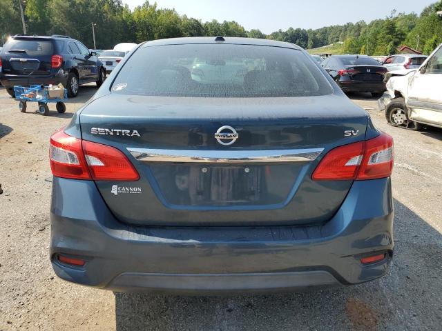 3N1AB7AP9GY322707 - 2016 NISSAN SENTRA S BLUE photo 6