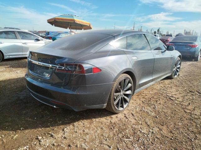 5YJSA1S18EFP61823 - 2014 TESLA MODEL S Boz foto 4