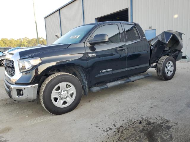 5TFRY5F18MX297397 - 2021 TOYOTA TUNDRA DOUBLE CAB SR/SR5 BLACK photo 1