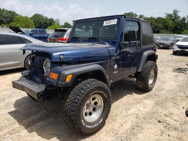 1J4FA39S82P766558 - 2002 JEEP WRANGLER / X BLUE photo 1