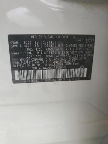 4S4WMAWD4P3456960 - 2023 SUBARU ASCENT TOURING თეთრი ფოტო 13