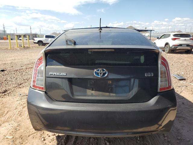 JTDKN3DUXC1495119 - 2012 TOYOTA PRIUS GRAY photo 6