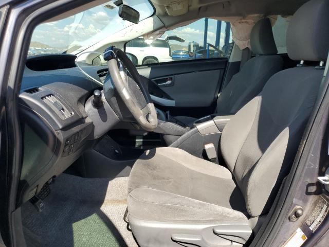 JTDKN3DUXC1495119 - 2012 TOYOTA PRIUS GRAY photo 7