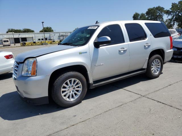 1GKUCFDJ2AR179366 - 2010 GMC YUKON HYBRID SILVER photo 1