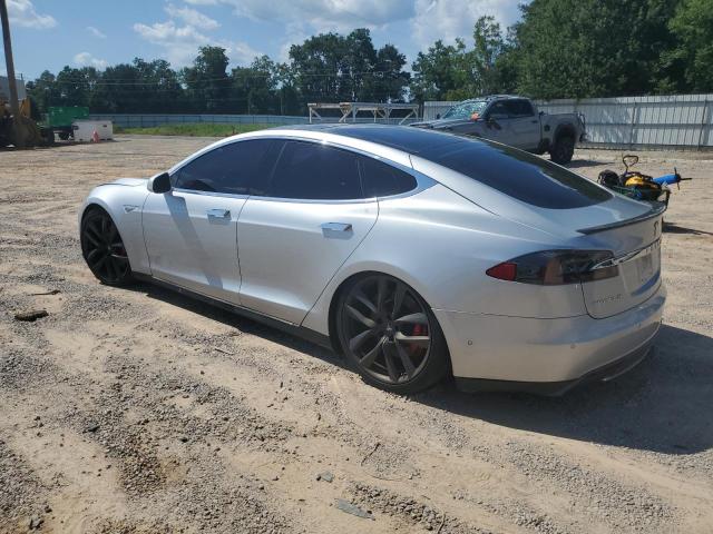 5YJSA1H24EFP62404 - 2014 TESLA MODEL S ვერცხლისფერი ფოტო 2