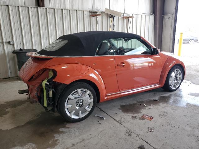 3VW517AT6HM816673 - 2017 VOLKSWAGEN BEETLE S/SE ORANGE photo 3