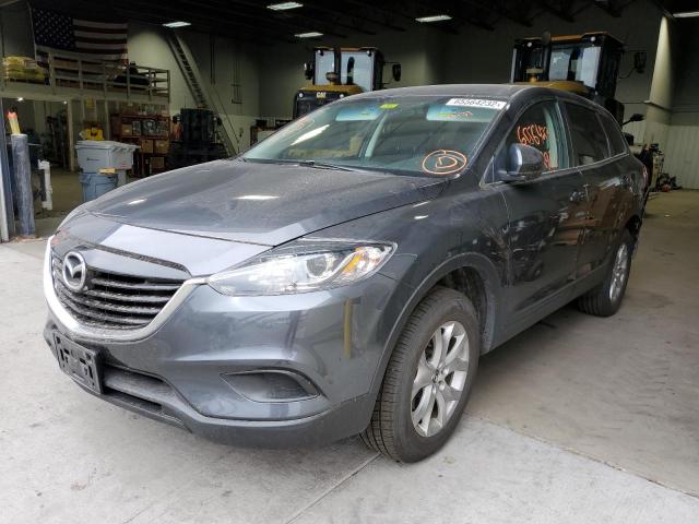 JM3TB3BA1E0428320 - 2014 MAZDA CX-9 SPORT GRAY photo 2