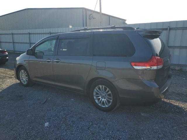 5TDYK3DC6BS138368 - 2011 TOYOTA SIENNA XLE ნაცრისფერი ფოტო 2