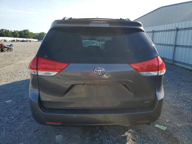 5TDYK3DC6BS138368 - 2011 TOYOTA SIENNA XLE ნაცრისფერი ფოტო 6