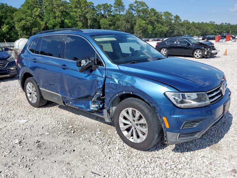3VV3B7AX1JM163431 - 2018 VOLKSWAGEN TIGUAN SE Blau Foto 4