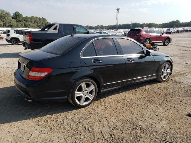 WDDGF5EB2BR138471 - 2011 MERCEDES-BENZ C 300 BLACK photo 3