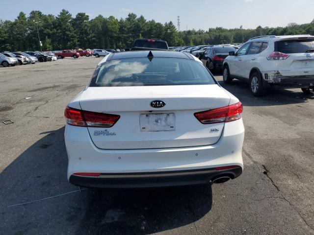 5XXGU4L39JG221757 - 2018 KIA OPTIMA EX WHITE photo 6