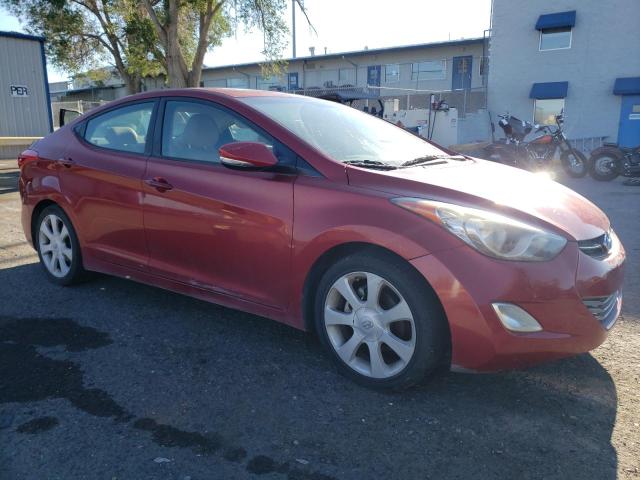 KMHDH4AE9CU204364 - 2012 HYUNDAI ELANTRA GLS RED photo 4