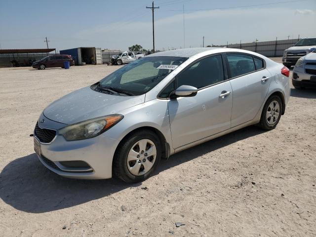 KNAFK4A6XG5508212 - 2016 KIA FORTE LX SILVER photo 1