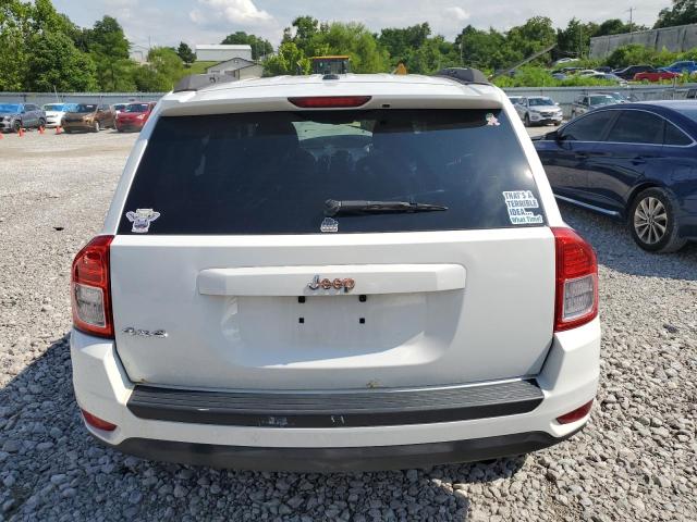 1C4NJDBBXDD190378 - 2013 JEEP COMPASS SPORT თეთრი ფოტო 6