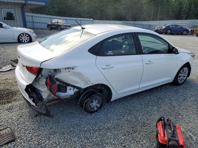 3KPC24A64ME139000 - 2021 HYUNDAI ACCENT SE WHITE photo 3