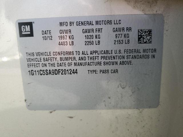 1G11C5SA9DF201244 - 2013 CHEVROLET MALIBU 1LT 金色 照片 12