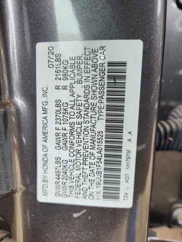 19UUB1F54LA015525 - 2020 ACURA TLX TECHNOLOGY GRAY photo 13