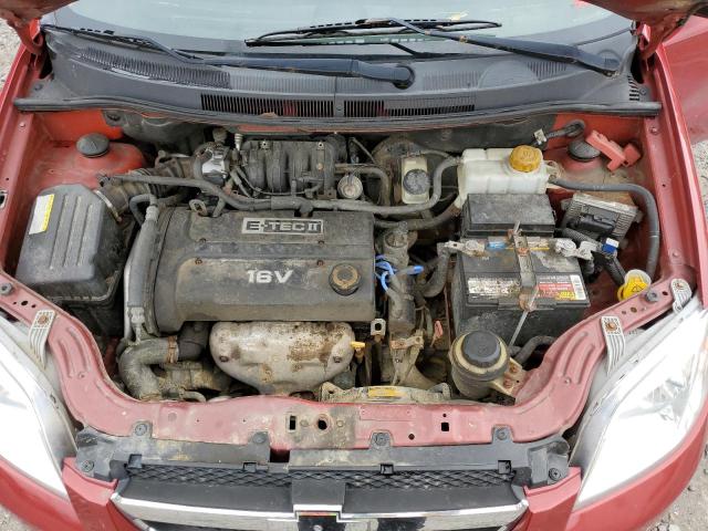 KL1TD56647B059844 - 2007 CHEVROLET AVEO BASE RED photo 11