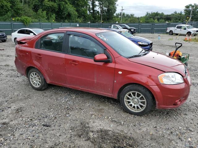 KL1TD56647B059844 - 2007 CHEVROLET AVEO BASE RED photo 4