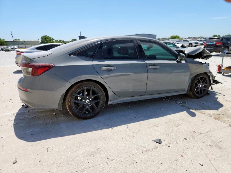 2HGFE2F51SH588985 - 2025 HONDA CIVIC SPORT GRAY photo 3