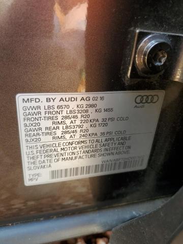 WA1VABF72HD007582 - 2017 AUDI Q7 PRESTIGE GRAY photo 13